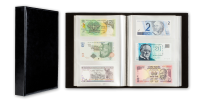 Elegáns fekete gyűjtői album 